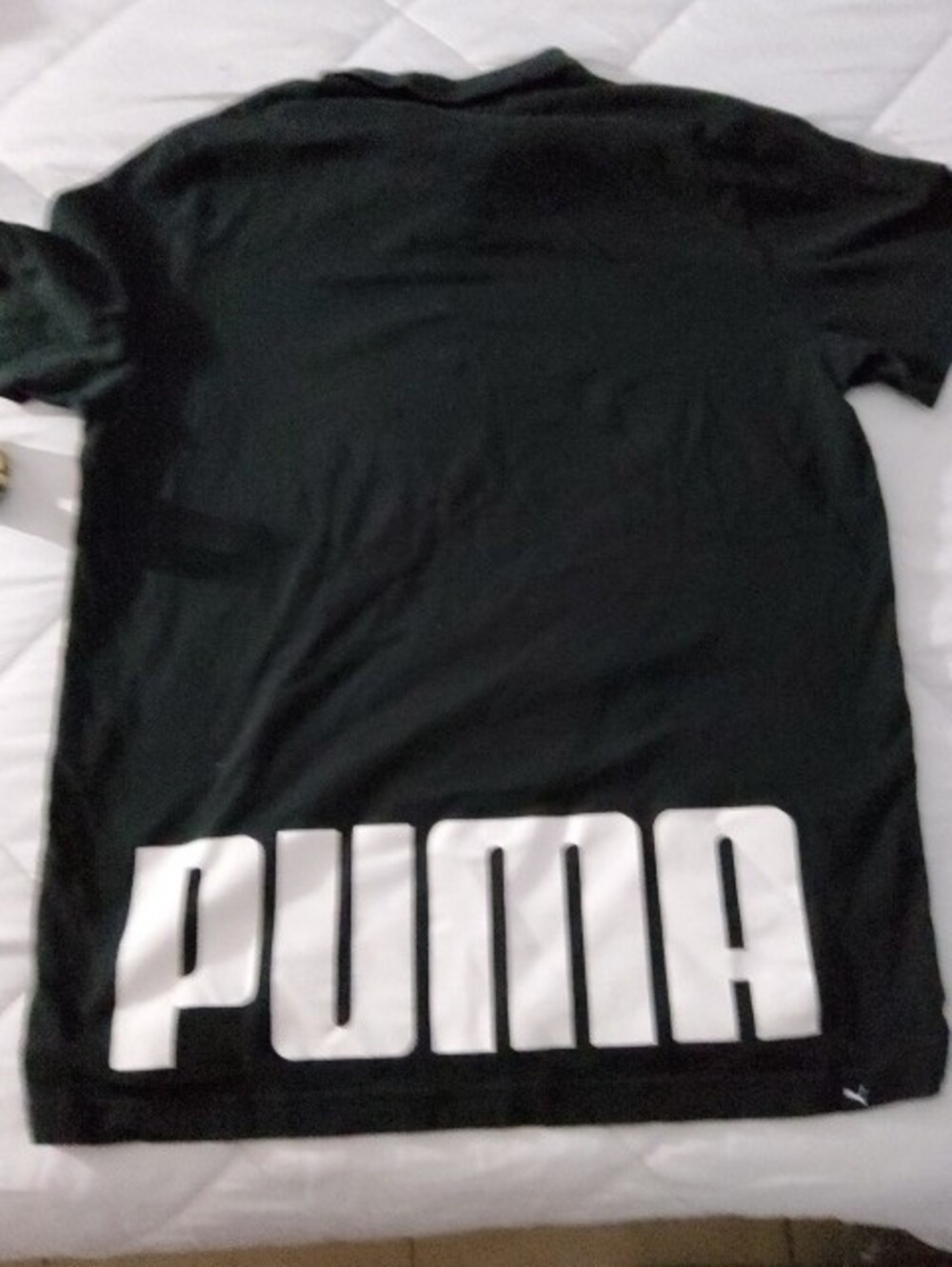 Puma Men’s Black Polo with Chest Logo - Picture 4 of 5